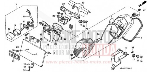 FEU ARRIERE VT750CV de 1997